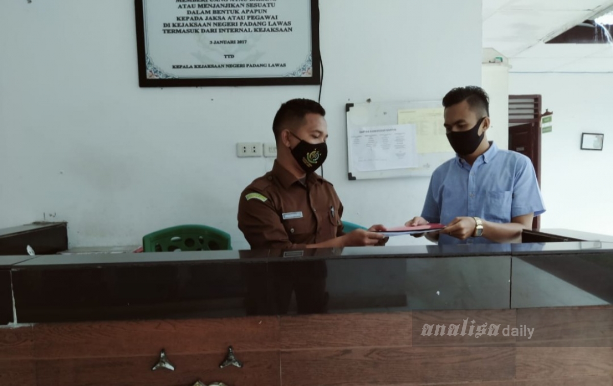 Proyek Irigasi Senilai Rp 1,5 Miliar Dilaporkan ke Kejari Palas