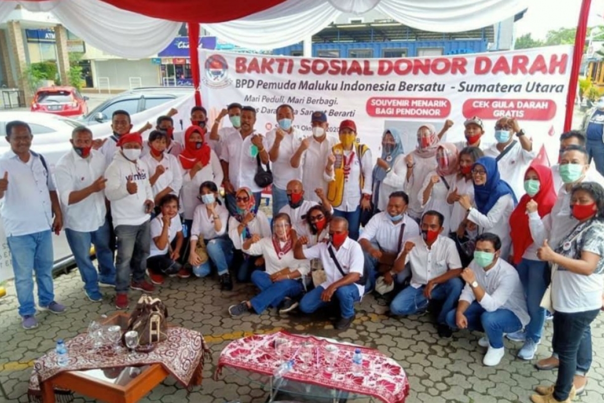 Donor Darah PMIB Sumut Hasilkan Ratusan Kantung Darah