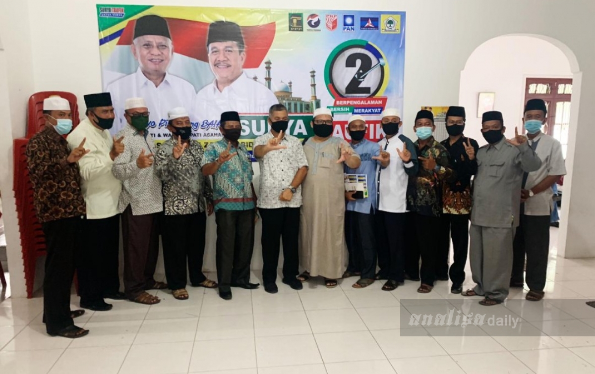 Para Ustaz Siap Menangkan Surya-Taufik di Pilkada Asahan