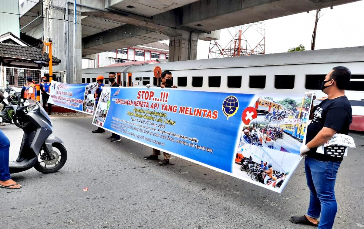 Ingat, Melanggar di Perlintasan Sebidang Terancam Denda Hingga Kurungan