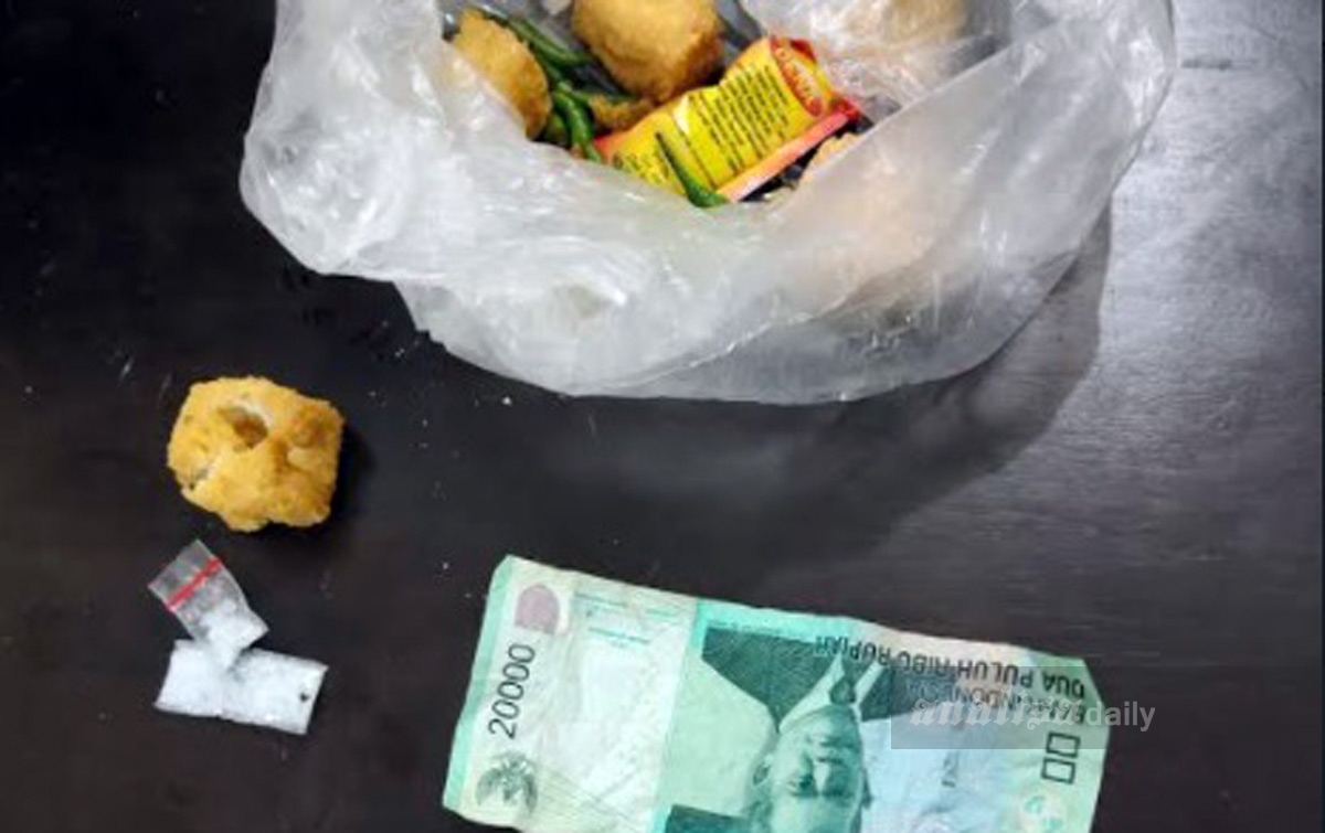 Simpan Sabu di Dalam Tahu Goreng, E Ditangkap Polisi