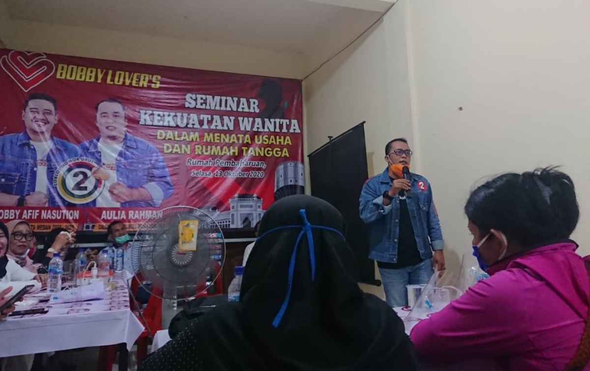 Sapa Peserta Pelatihan, Aulia Berharap Tumbuhnya Pelaku UMKM Baru di Kota Medan