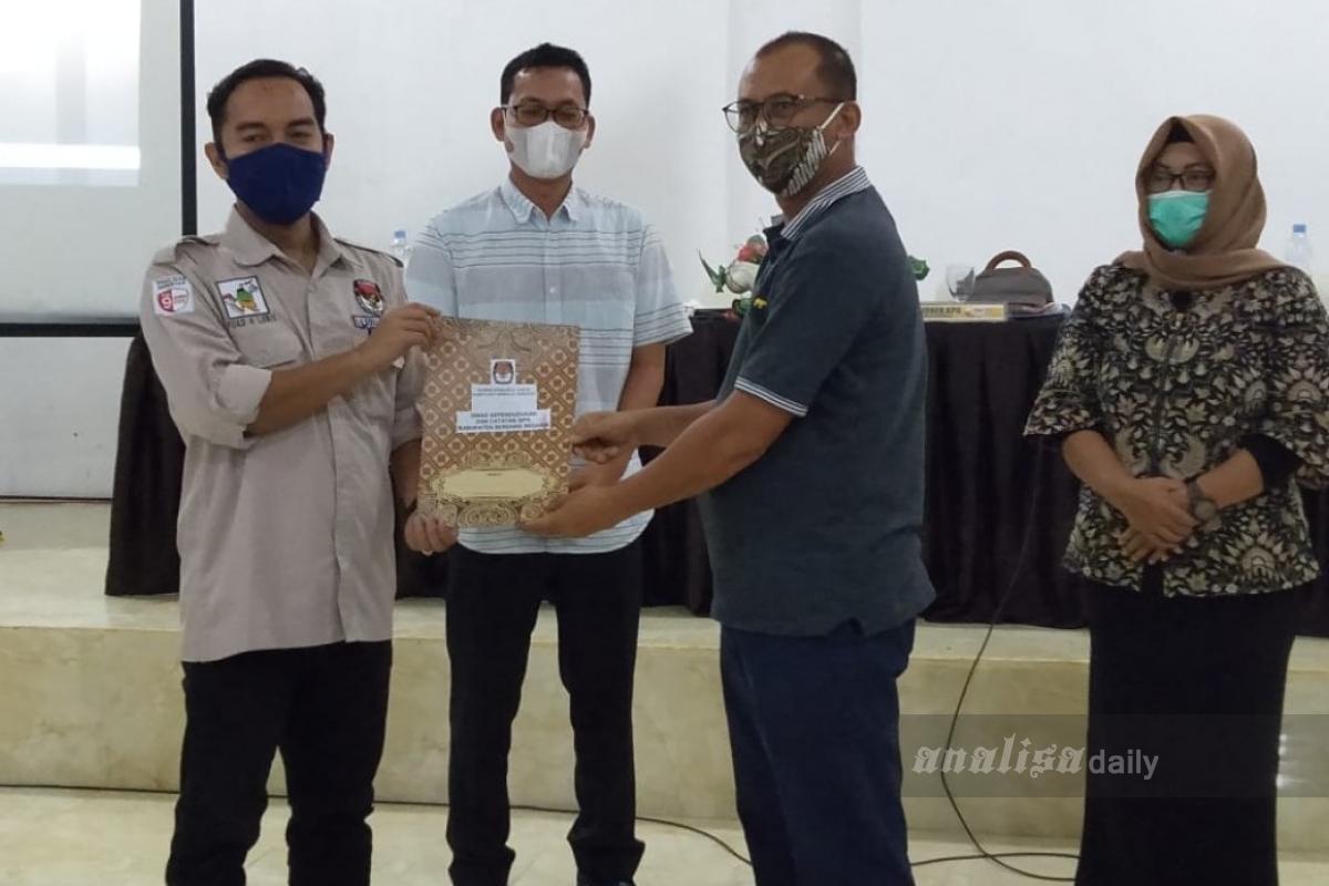 KPU Sergai Tetapkan 457.991 DPT di Pilkada 2020