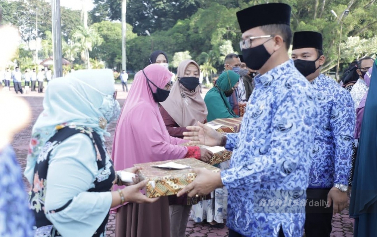 Upacara Hari Kesadaran Nasional, Pemkab Asahan Minta Masyarakat Sadar Prokes