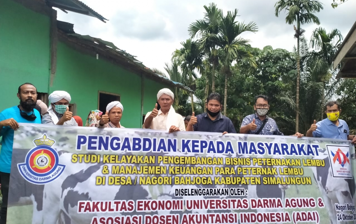 Fakultas Ekonomi UDA dan Asosiasi Dosen Akuntansi Indonesia Pengabdian Masyarakat di Simalungun