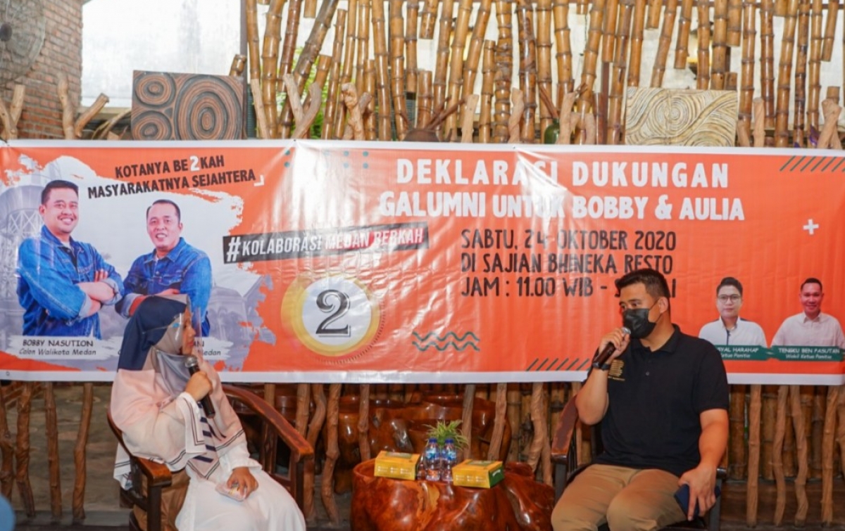 Asa Galumni Untuk Bobby Nasution: Jadilah Solusi Masalah Medan