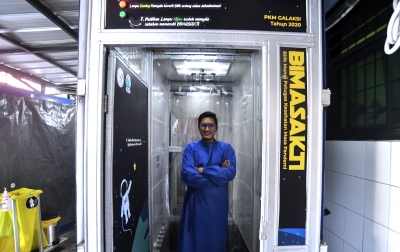 Foto: Bilik Mandi Petugas Covid-19