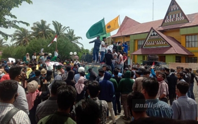 Mahasiswa Padang Lawas Utara Tolak UU Cipta Kerja