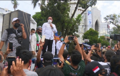 Temui Massa Aksi, Edy: Jika Omnibus Law Sengsarakan Rakyat, Saya Menghadap Presiden