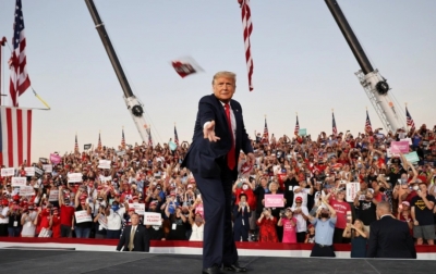 Sembuh dari Covid-19, Donal Trump Kembali Kampanye