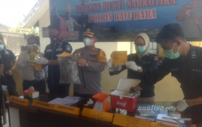 Polres Batubara Musnahkan 1 Kilogram Sabu