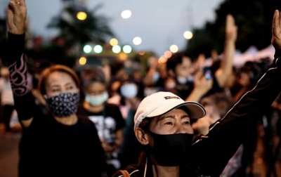 Gerakan Protes Thailand Kembali Turun ke Jalan