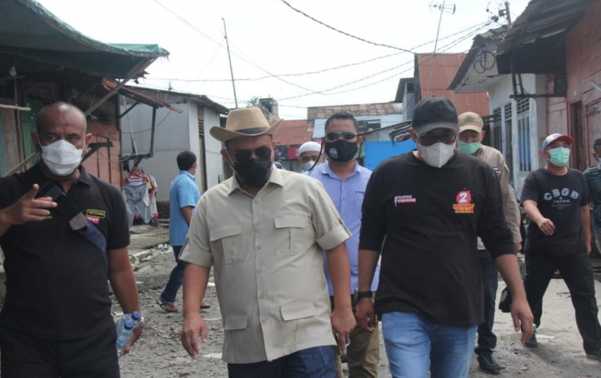 Blusukan ke Kampung Nelayan, Aulia: Banyak Persoalan di Medan Bagian Utara