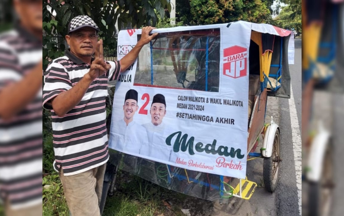 Bara JP Medan Bergerak Sosialisasikan Program Bobby-Aulia