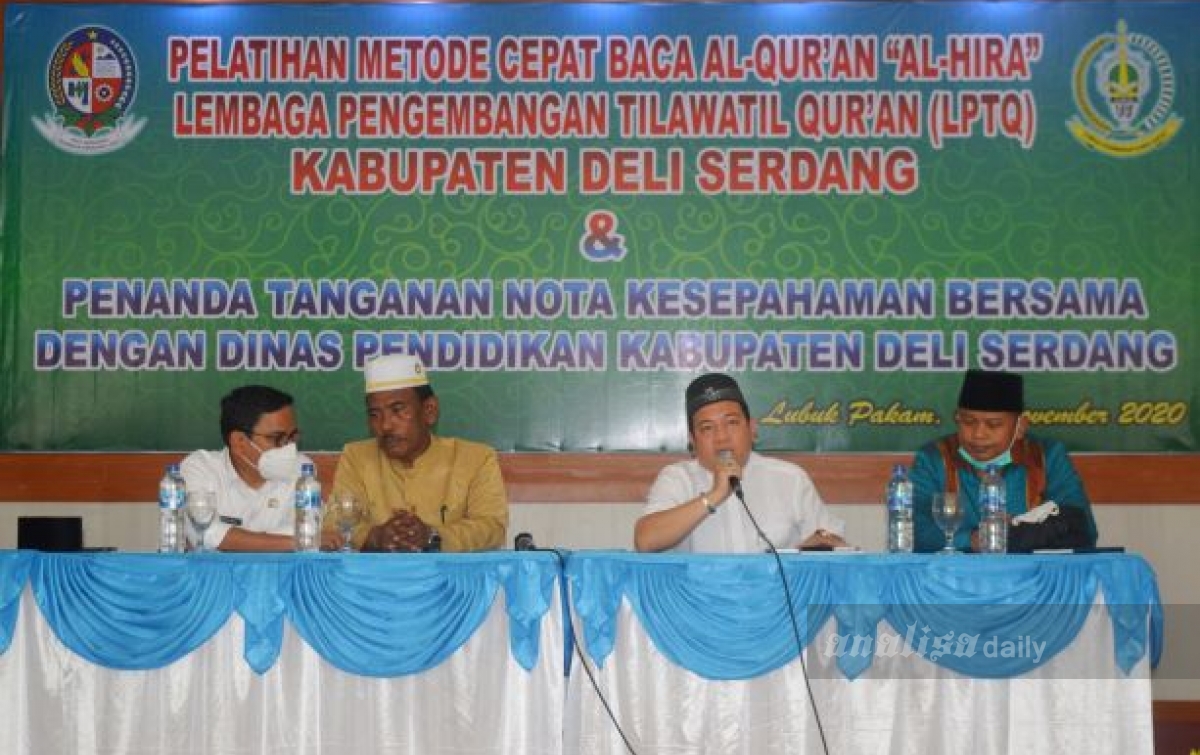 LPTQ Deli Serdang Gelar Pelatihan “Al Hira”