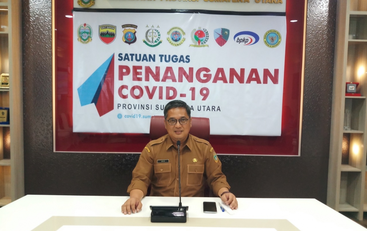 Penyebaran Menurun, Peta Risiko Covid-19 Sumut Tidak Ada Lagi Zona Merah
