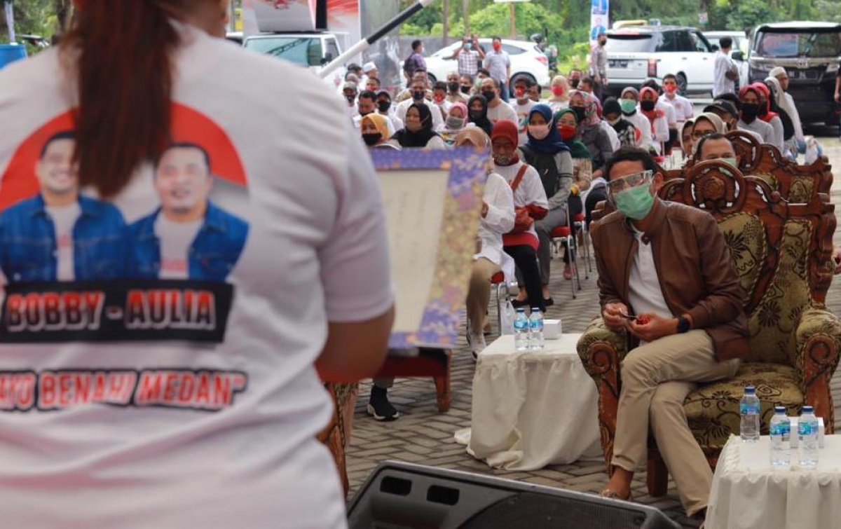 Sandiaga Uno Titip Pesan Pergerakan Ekonomi ke Bobby Nasution