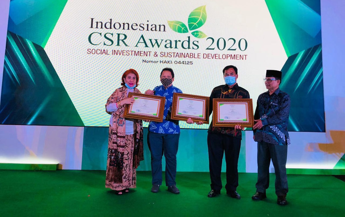 Raih 3 Penghargaan Diajang Indonesia CSR Award