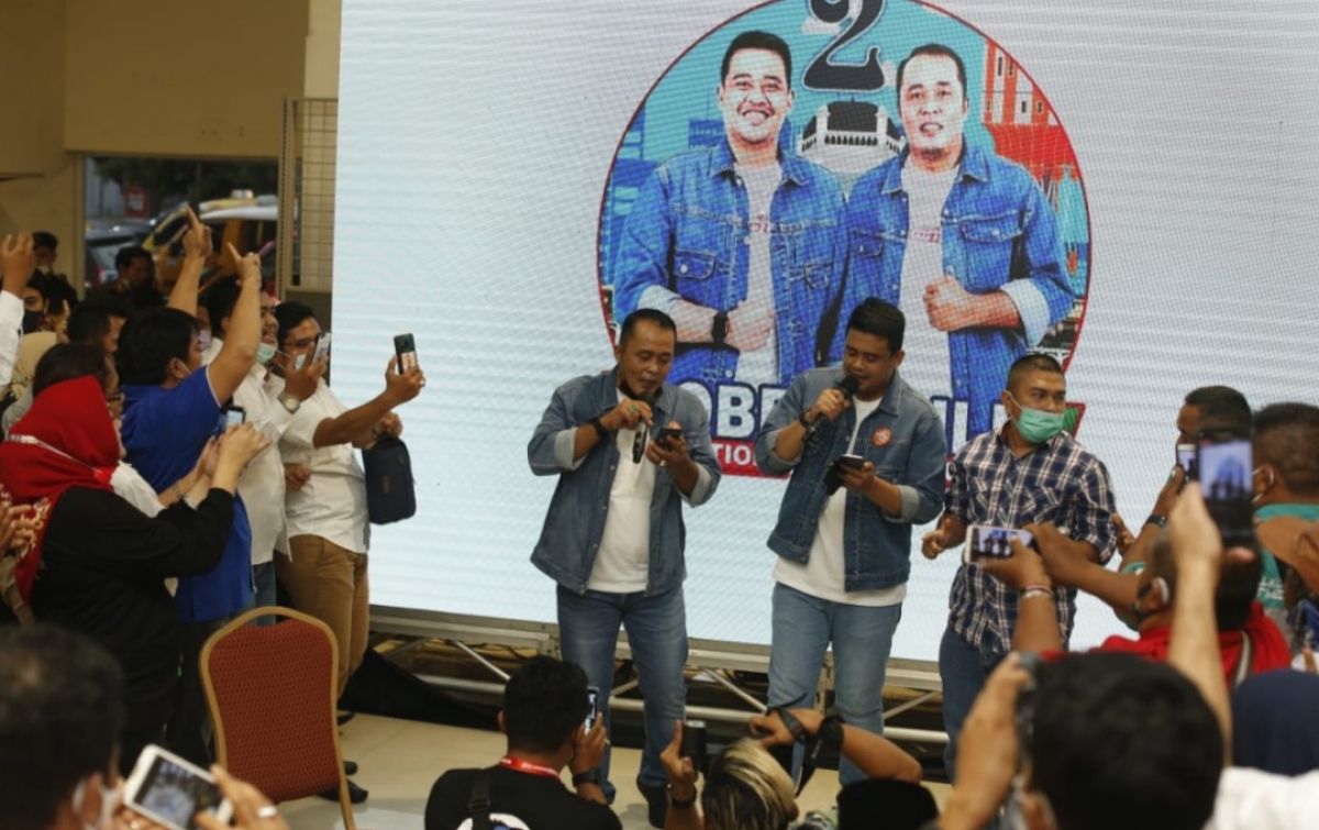 Usai Debat Kandidat, Bobby Nasution Temui dan Puji Relawan