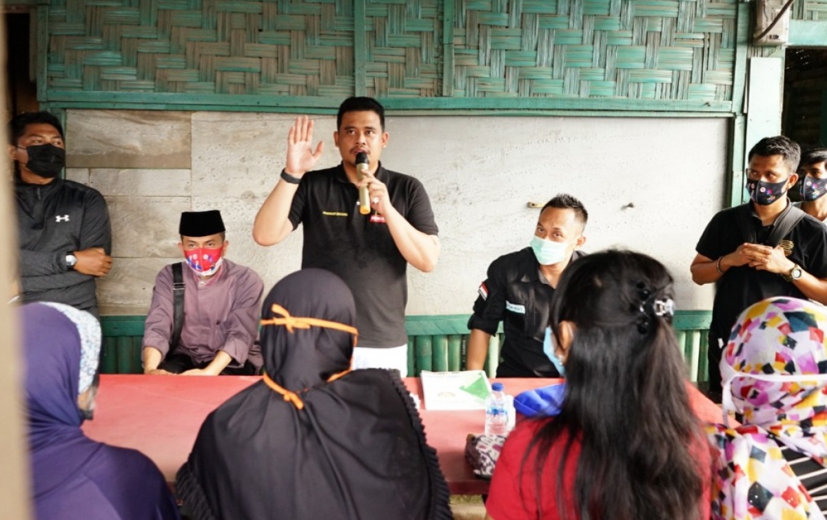 Bersama Dunsanak, Bobby Nasution Serap Aspirasi di Warung Kelapa