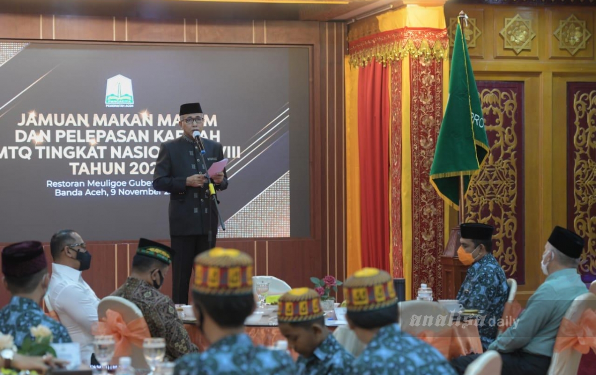 Gubernur Aceh Kirim 60 Peserta ke MTQ Nasional