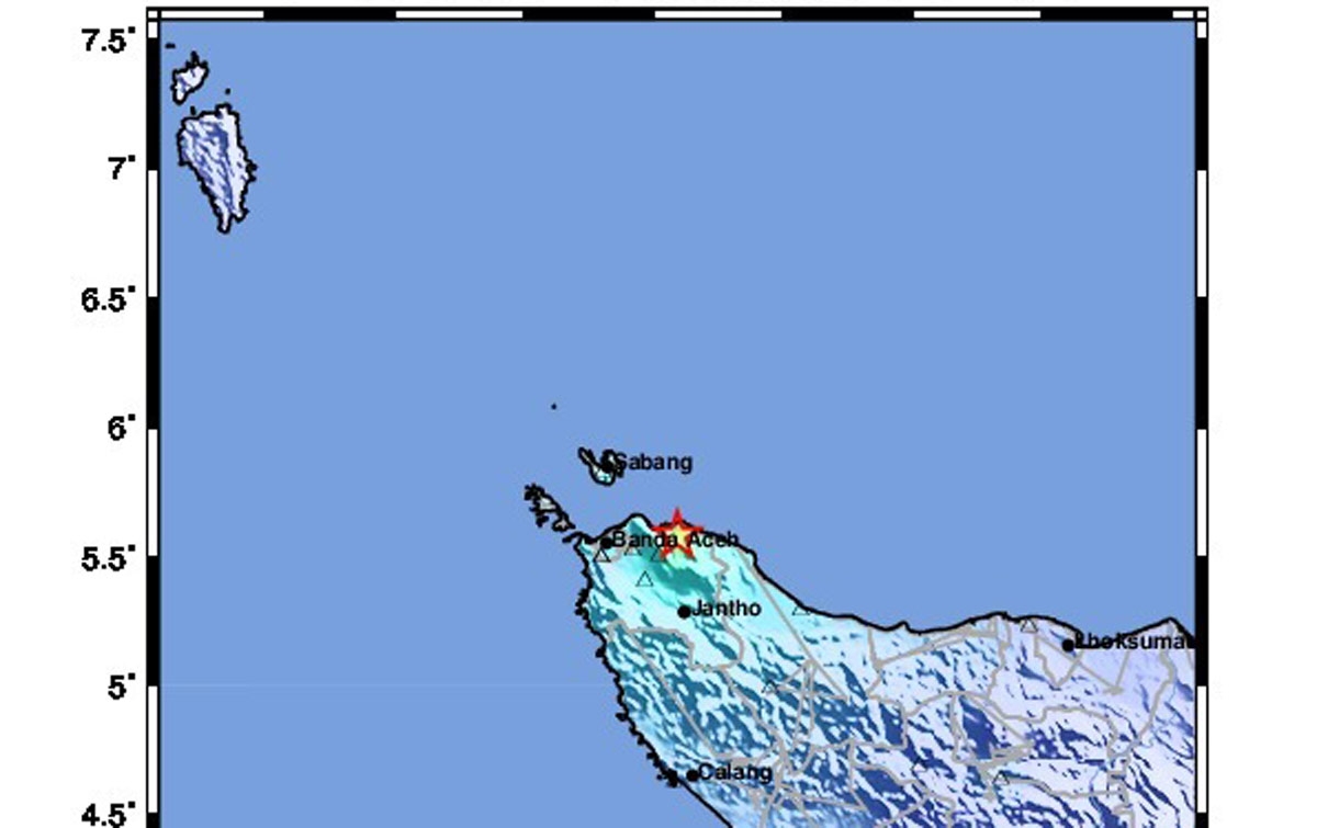 Gempa Bumi di Aceh Tidak Berpotensi Tsunami
