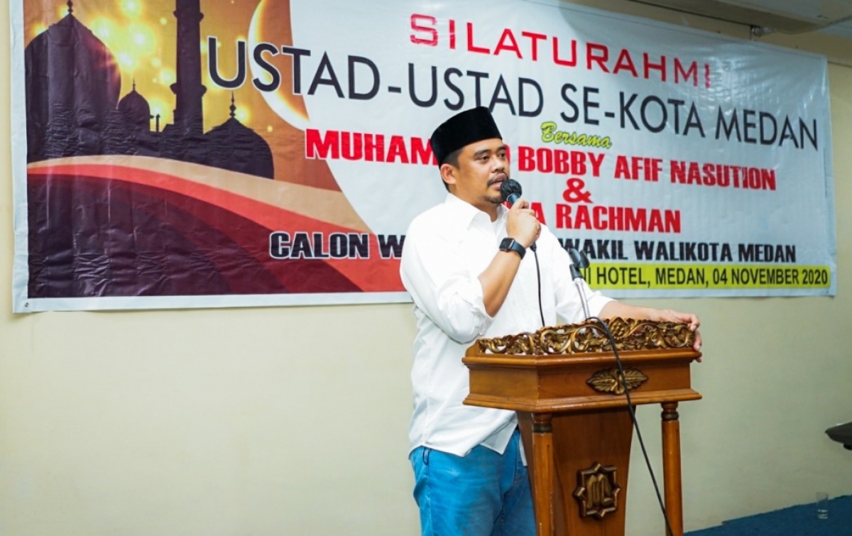 Para Ulama Berjuang di Belakang Bobby Nasution