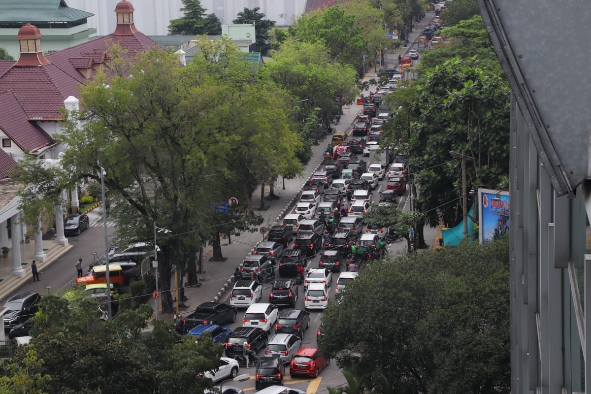 Kemacetan Bikin Orang Medan Kurang Bahagia