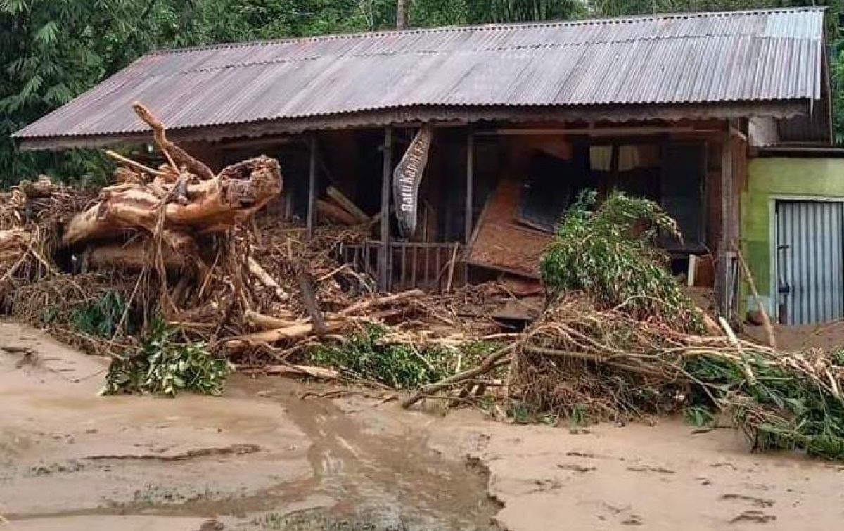 Sungai Landak Bahorok Diterjang Banjir Bandang, BPBD: Tak Ada Korban Jiwa