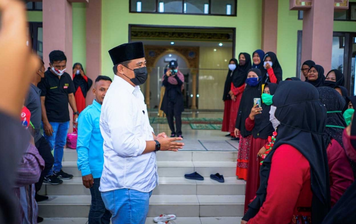 Warga Kebun Lada Minta Bobby Perhatikan Infrastruktur Jalan