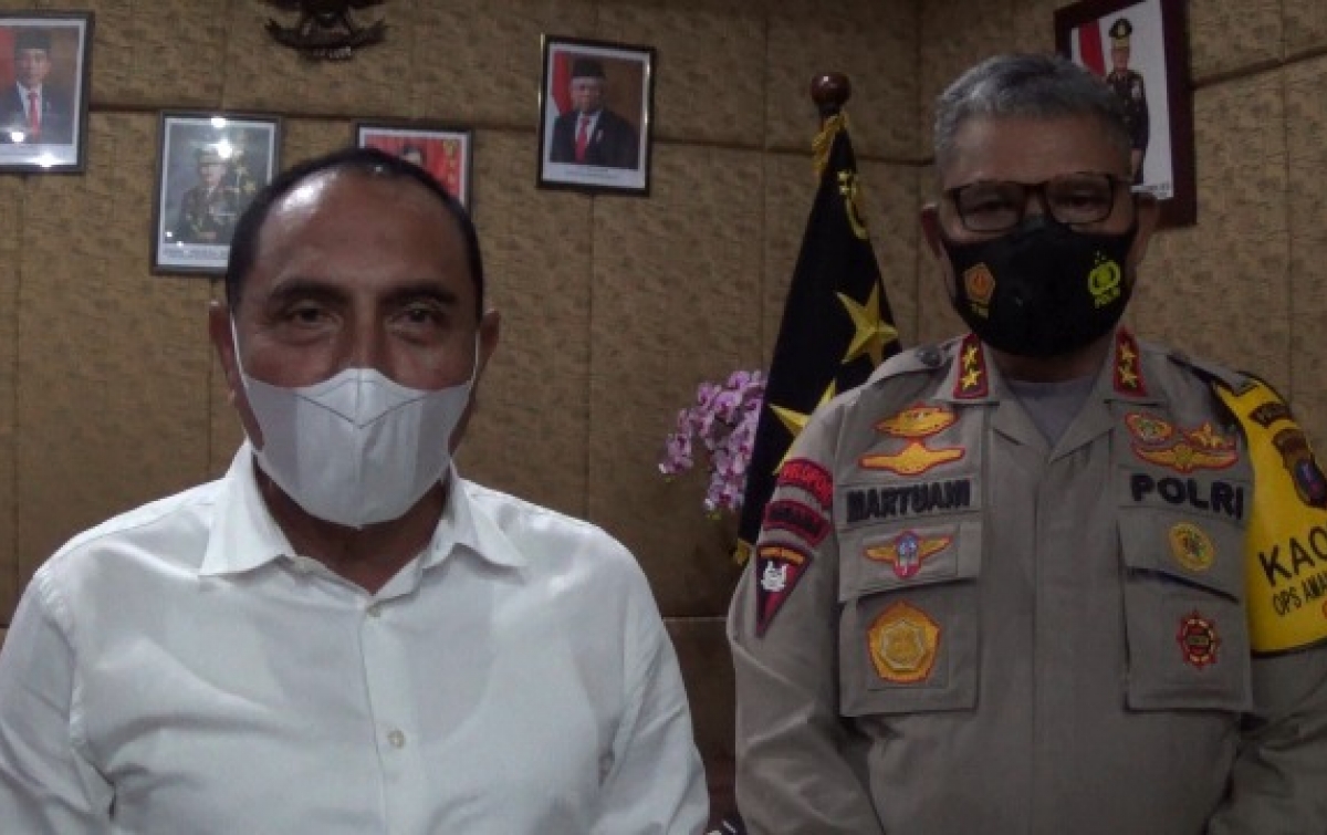 Gubsu dan Kapolda Ingatkan Masyarakat Tetap Patuhi Protokol Kesehatan