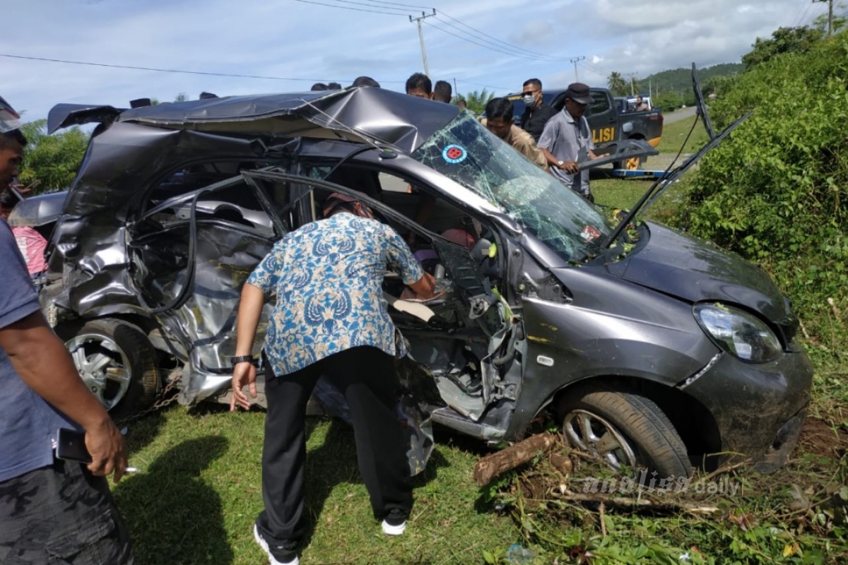 Laka Lintas, Seorang Kepala Sekolah Meninggal