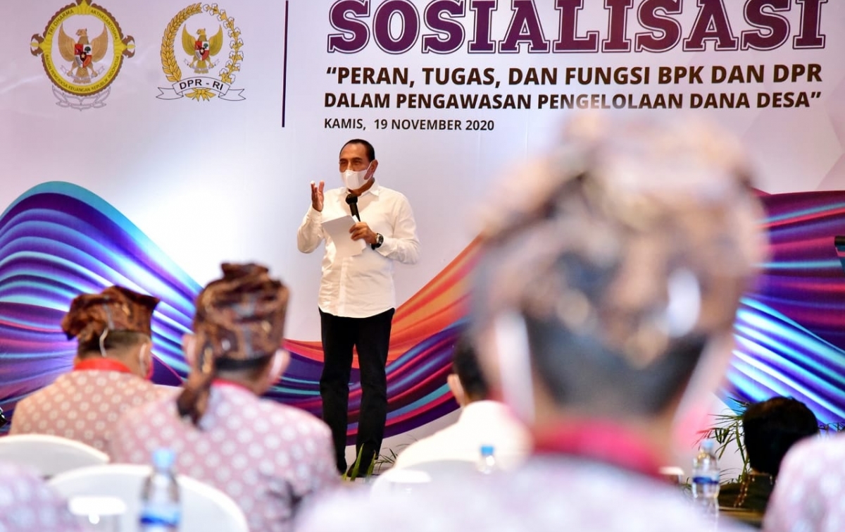 Gubsu Yakin Dana Desa Bisa Jamin Kehidupan Layak Masyarakat