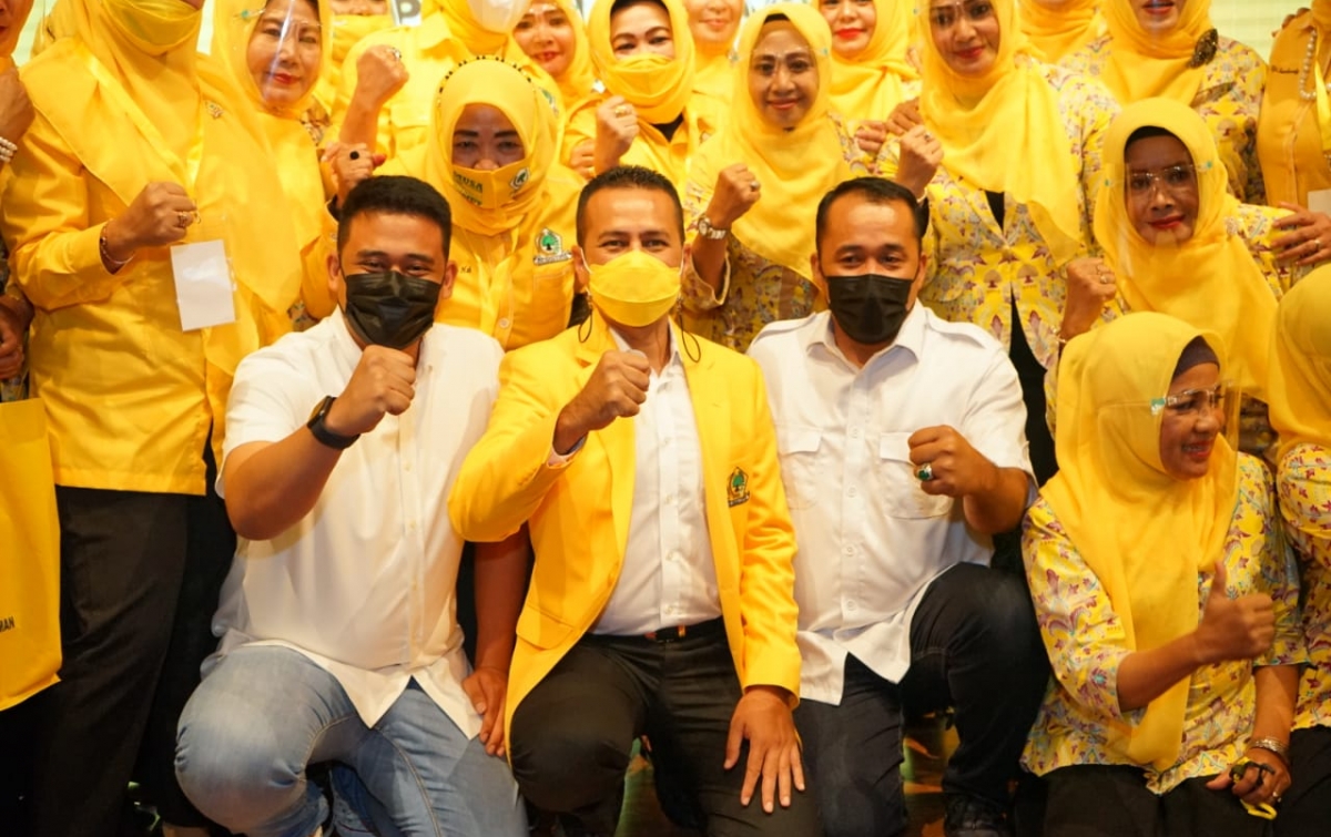 Bersama Golkar, Ijeck Siap Menangkan Bobby-Aulia