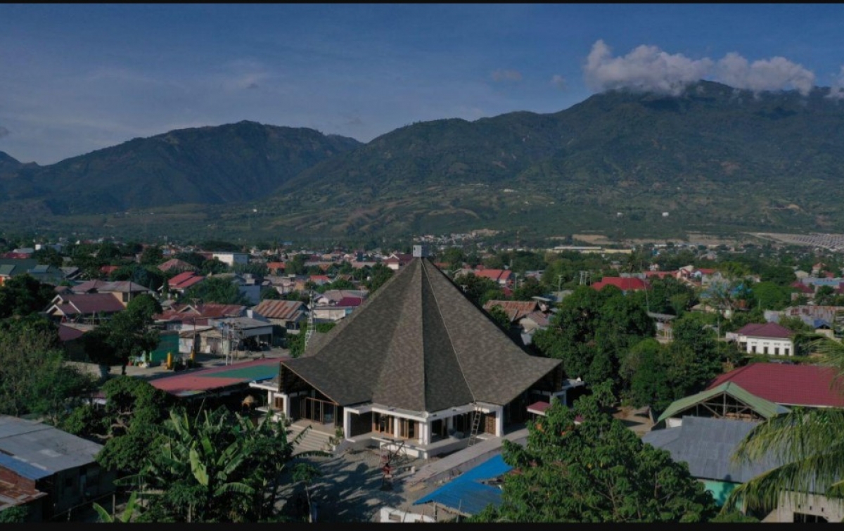 Gubernur Aceh Resmikan Masjid Bantuan Masyarakat di Palu
