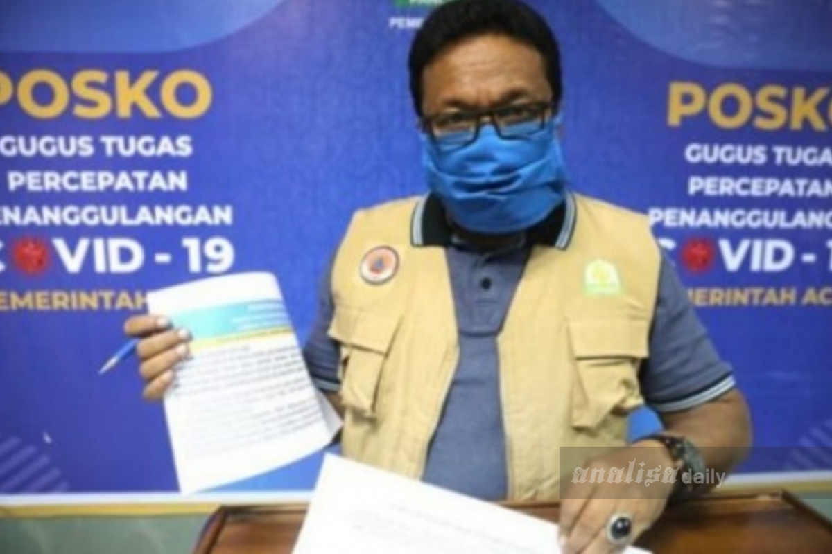 Kasus Covid-19 di Aceh Kian Turun, Pasien Sembuh Lebih Banyak