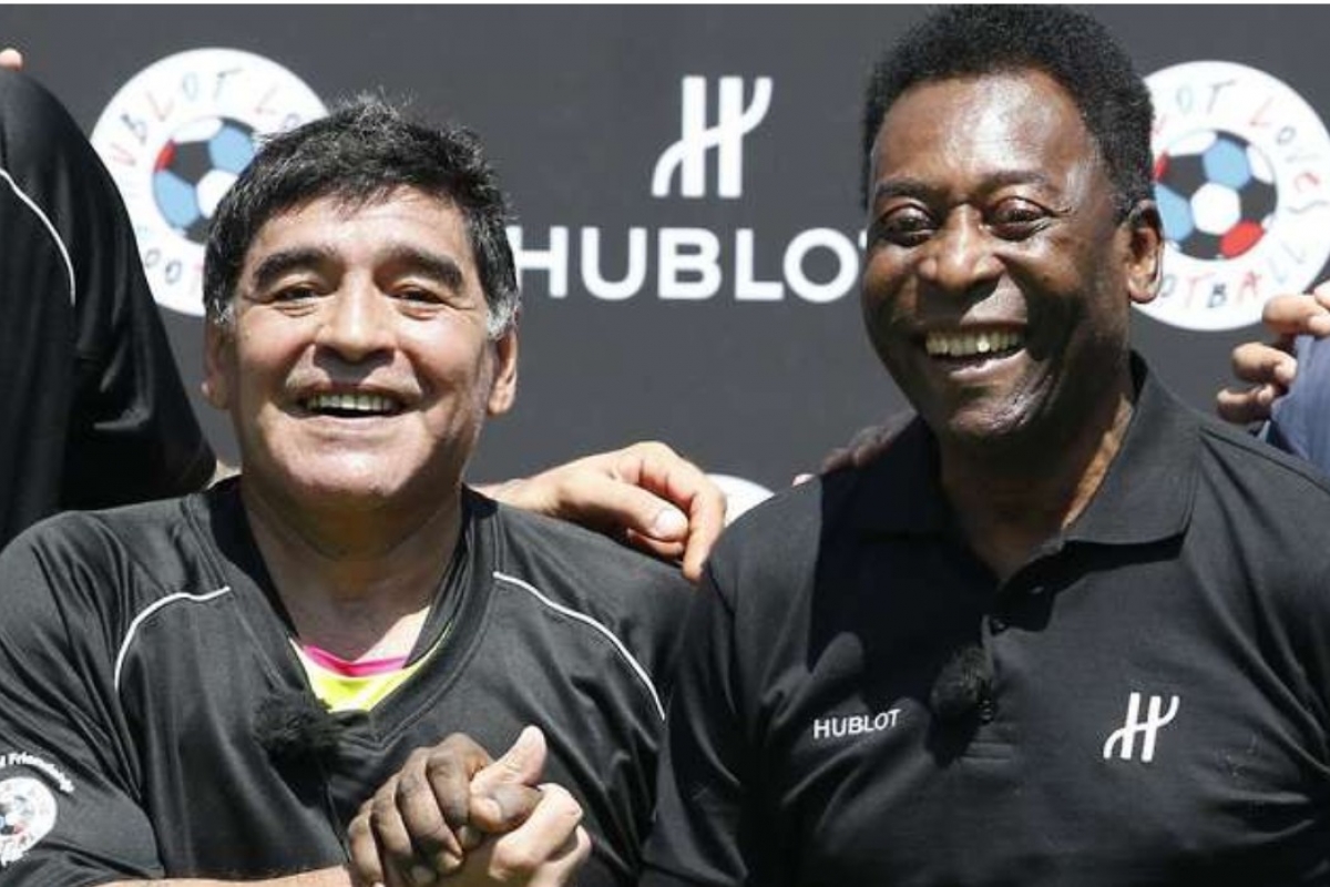 Pele ke Maradona: Aku Berharap Kita Bisa Main Bola Bersama di Langit