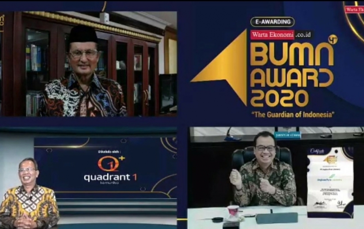 AP I Raih Penghargaan di Ajang Indonesia Best BUMN Award 2020