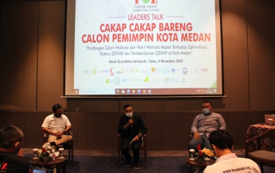 Optimalisasi Potensi Zakat, FOZ Sumut Maksimalkan Komitmen Paslon Wali Kota Medan