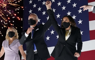 Joe Biden dan Kamala Harris Menangkan Pilpres AS 2020