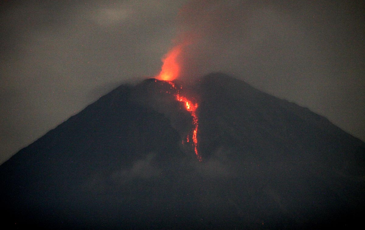 Foto: Dampak Erupsi Gunung Semeru