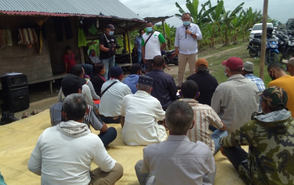 Kelompok Tani Desak PN Lubuk Pakam Eksekusi Lahan