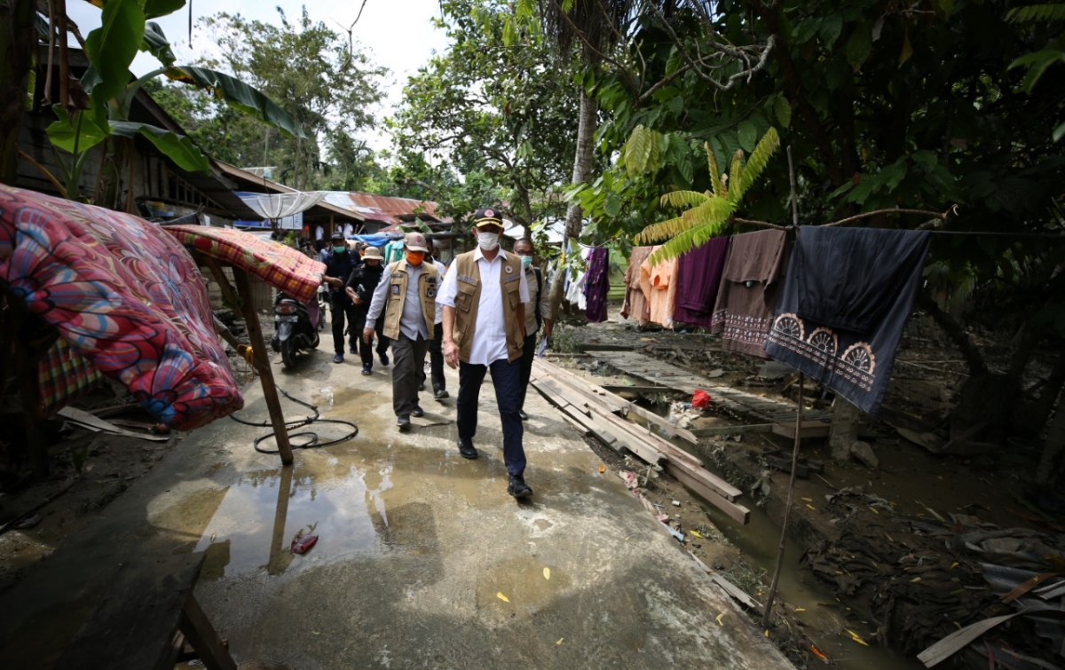 Doni Monardo Beri 3 Arahan saat Tinjau Banjir Aceh Utara