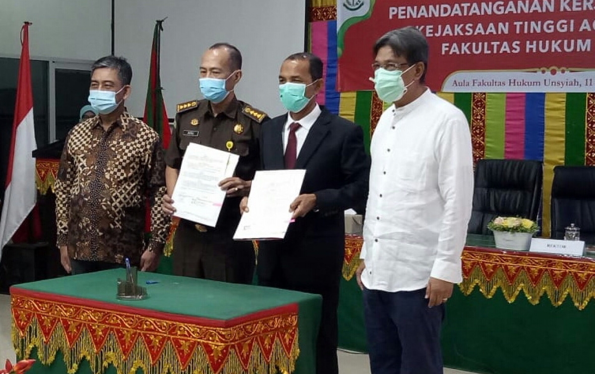 Unsyiah dan Kejati Aceh Kerja Sama Pembentukan Pusat Riset Kejaksaan