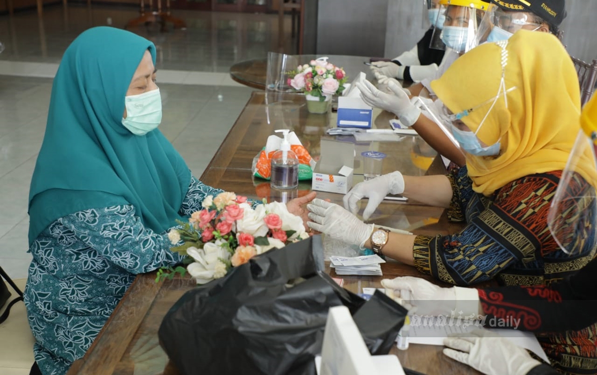 Sambut Hari Ibu, TP PKK Asahan Gelar Rapid Test