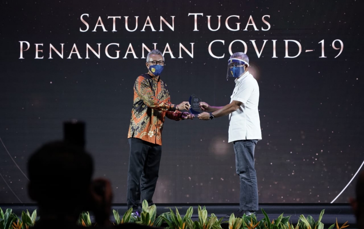 Satgas Penanganan Covid-19 Terima Penghargaan HWPA 2020
