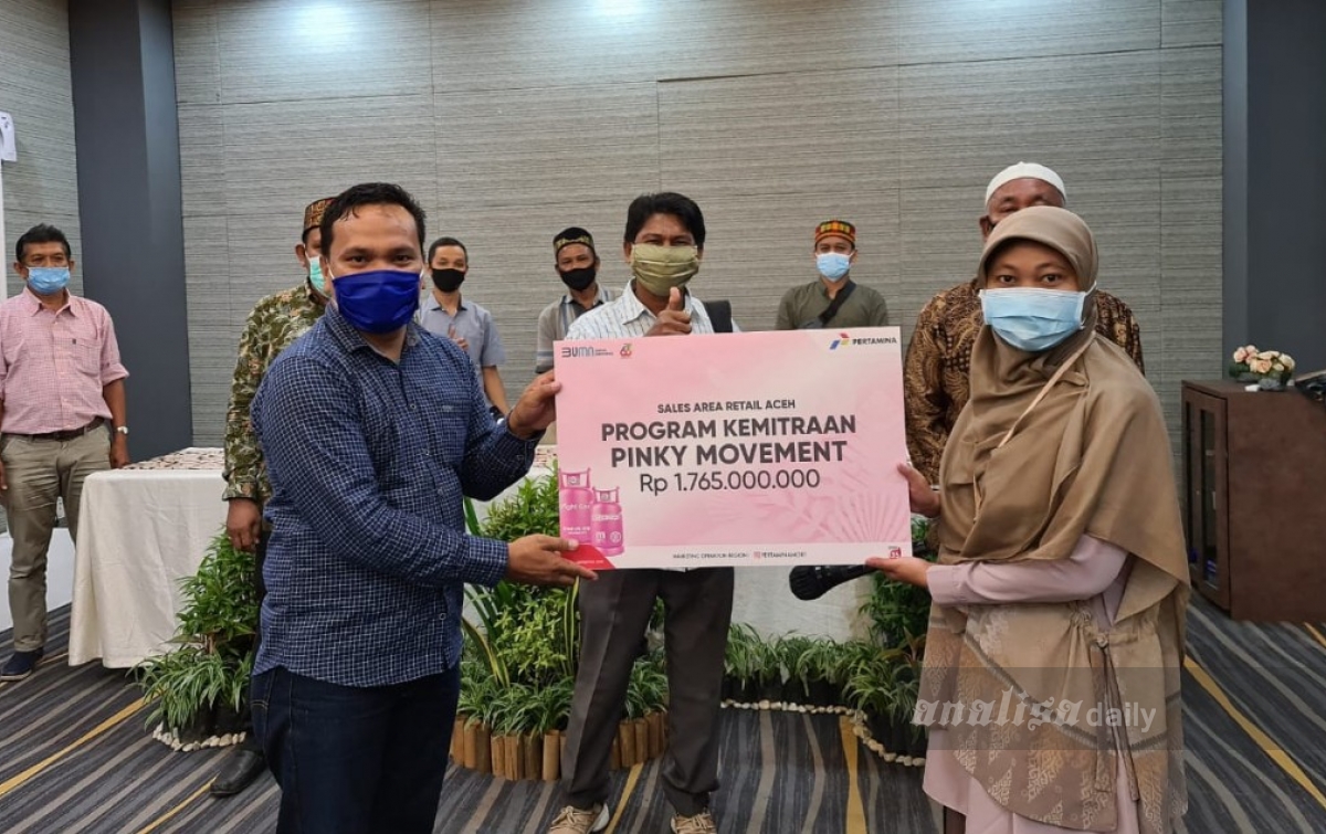 Pertamina Beri Modal Usaha Rp 1,765 Miliar Kepada UMKM Aceh