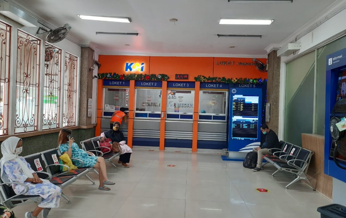 Libur Nataru di Sumut, Jumlah Penumpang Kereta Api Terus Bertambah