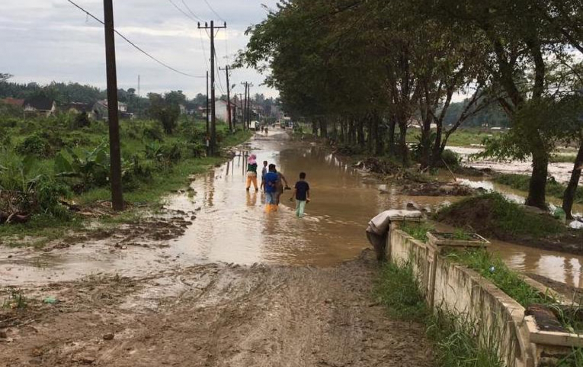 Sungai Belawan Meluap, Perumahan De Flamboyan Kembali Dilanda Banjir