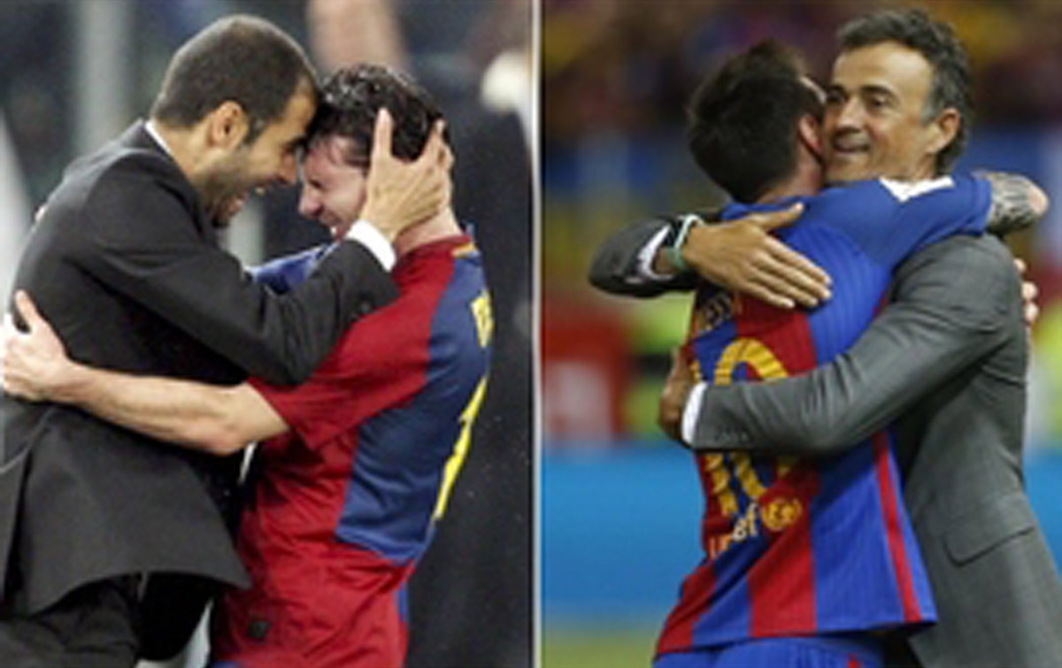 Diasuh Pep dan Luis, Messi: Dua Pelatih Terbaik